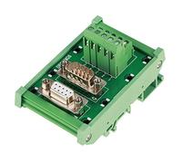 Módulo de Ruptura DB9-MG6 Interfaz Montaje Rail DIN Conector Placa Bloqueo Industrial Compatible Alta Durabilidad Fácil Instalación