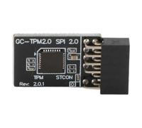 Módulo de seguridad de cifrado TPM2.0 GA de 12 pines y 1 pulgada, tarjeta remota TPM compatible con