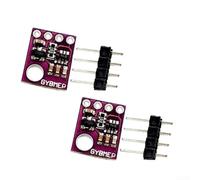Módulo de sensor bme280 de temperatura, humedad, presión digital I2C para interfaz spi para automatización del hogar, proyectos de bricolaje, morado, 14 x 11 mm (GY-BMP280-5V)