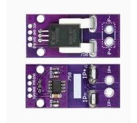 Módulo de sensor de corriente, 50 A/100 A ACS758LCB pasillo lineal para Arduino RC, temperatura amplia de -40 °C a 150 °C, funcionamiento de bajo ruido de 3.3 V-5 V, uso automático industrial (50 A)