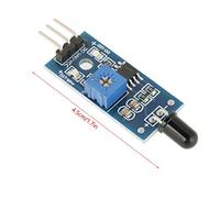 Módulo de Sensor de Llama IR de 5 Piezas/Juego, Sensor de Llama Infrarrojo, Ajustable para Accesorios Industriales Piezas Eléctricas Accesorios Eléctricos Hardware Industrial