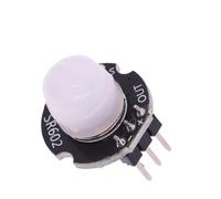 Módulo De Sensor De Movimiento MH-SR602, Kit De Sensor Infrarrojo Piroeléctrico PIR SR602 Con Soporte For Interruptor Sensorial, Compatible Con Arduino, Bricolaje Con Lente.(5PCS)