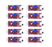 Módulo de sensor de pasillo lineal analógico compatible con placas de desarrollo comunes, incluyendo y serie NRF52 (10 piezas)