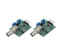 Módulo de sensor de pH para Arduino BNC Conector Kit de detección de calidad de agua pH 0-14 Monitor de valor para experimentos de laboratorio de acuario, carcasa de plástico verde 130x50x40mm