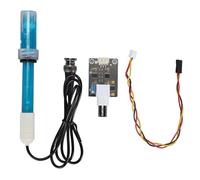 Módulo de Sensor de PH, Placa de Sensor de detección de PH con precisión de 0,1 pH, Rango de medición de Valor 0 14, Kit de sonda de electrodo de PH con Interfaz BNC XH2.54,