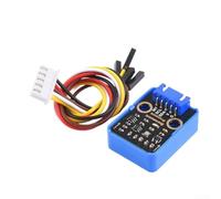 Módulo de sensor de presión barométrica BMP388 - Sensor de altitud y temperatura de alta precisión para Arduino, para Raspberry Pi, UAVs - I2C Digital para placa de ruptura 300-1100hPa (con carcasa)