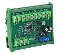 Módulo de Sensor de Temperatura para Sensores PT100 de 3 Cables y 2 Cables Sensor de Temperatura PT100 RTD RS485 con Carcasa de Riel Guía Control de Temperatura Constante Monitoreo (B500 CC12V)