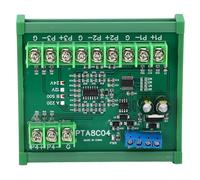 Módulo de Sensor de Temperatura para Sensores PT100 de 3 Cables y 2 Cables Sensor de Temperatura PT100 RTD RS485 con Carcasa de Riel Guía Control de Temperatura Constante Monitoreo (B500 CC24V)