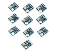 Módulo de sensor GY-68 Medición de altitud de presión barométrica de potencia ultrabaja Interfaz I2C Diseño compacto Amplio rango 300-1100hPa Paquete de 10 Azul para navegación GPS Monitoreo del clima