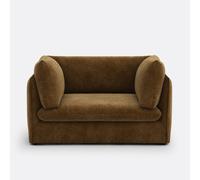 Módulo de sillón XL para sofá modular, en tela jaspeada, MALO. Talla 1 plaza. Color bronce