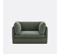 Módulo de sillón XL para sofá modular, en tela texturada, MALO. Talla 1 plaza. Color Verde