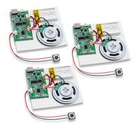 Módulo de sonido USB, módulo de sonido DIY de hasta 8 m de memoria, módulo de grabación de voz de música con altavoz Mp3, batería recargable, módulo de chip de sonido MP3 para tarjetas de bricolaje