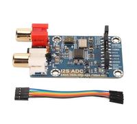 Módulo de Tarjeta de Captura de I2S ADC, Placa de Desarrollo de Modo Maestro de 24 bits 192k 96k, Decodificador ADC I2S de Digital sin Pérdidas, Entrada de 3,5 Mm o