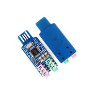 Módulo de tarjeta de sonido Cm108Usb - Tarjeta de sonido externa compacta y portátil para