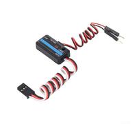 Módulo de telemetría RC FS-CVT01 que admite hasta 15 unidades en serie para la recopilación de datos de voltaje y temperatura con interfaz i.bus