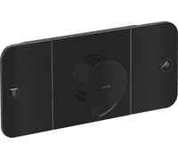 Módulo de termostato empotrado AXOR One de hansgrohe para 2 consumidores, 45712670, Color: Negro Mate
