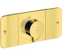 Módulo de termostato empotrado AXOR One de hansgrohe para 2 consumidores, 45712990, Color: Óptica Oro Pulido