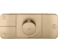 Módulo de termostato empotrado AXOR One de hansgrohe para 3 consumidores, 45713140, Color: Bronce cepillado