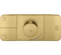 Módulo de termostato empotrado AXOR One de hansgrohe para 3 consumidores, 45713250, Color: Óptica de oro cepillado