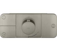 Módulo de termostato empotrado AXOR One de hansgrohe para 3 consumidores, 45713800, Color: Óptica de acero inoxidable