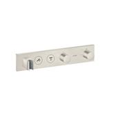 Módulo de termostato hansgrohe AXOR ShowerSolutions Select 460/90, empotrado, 2 consumidores, juego completo, 18355800, Color: Óptica de acero inoxidable