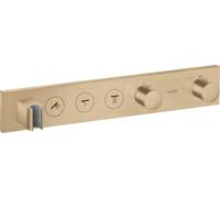 Módulo de termostato Hansgrohe AXOR ShowerSolutions Select 530/90, empotrado, 3 consumidores, juego completo, Color: Bronce cepillado