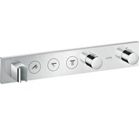 Módulo de termostato hansgrohe AXOR ShowerSolutions Select 530/90, empotrado, 3 consumidores, juego completo, 18356250, Color: Óptica de oro cepillado