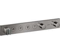 Módulo de termostato hansgrohe AXOR ShowerSolutions Select 600/90, empotrado, 4 consumidores, juego completo, 18357330, Color: Cromo negro pulido