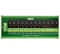 Módulo de tira de distribución de energía de la CA 115V 230V del interruptor basculante del canal del soporte del carril del estruendo 12