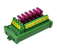Módulo de tira de distribución de fusibles de alimentación CC (6 posiciones, montaje de tornillo)