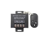 Módulo de tira de luz LED de un solo color de alta potencia de 30 A, regulador de intensidad, control remoto de 3 botones, controlador de tira de luz de bajo voltaje de 20 A