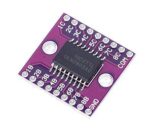 MóDulo De Transistores Darlington De 2 Uds 50V 500mA ULN2803A MóDulo De Matrices De Transistores Darlington EléCtricos Industriales Con Interfaz I2C