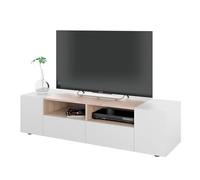 Módulo de tv tamiko blanco artik (blanco mate) - roble canadian 138 x 34 x 40,2 cm