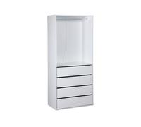 Módulo de vestidor con 4 cajones, modulo, blanco, 80x45x180 cm