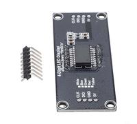 Módulo de visualización numérica LED con salida de 4 dígitos y controlador TM1637 diseñado para funciones de reloj en tiempo real en sistemas de automatización (blanco)