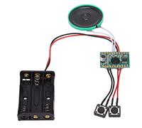 Módulo de Voz de Bricolaje, Módulo de Chip de Sonido Grabable, Música Conversación Control por Botones, para Tarjetas de Felicitación, Cajas de Regalo