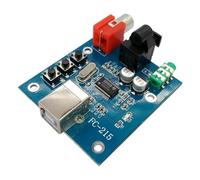 Módulo decodificado de entrada USB, fibra coaxial, tarjeta de sonido HiFi, componente electrónico, PCM2704, para accesorios de computadora, portátil, decodificado por USB