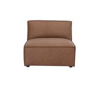 Módulo derecho para sofá en cuero marrón SPLIT