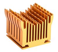 Módulo Disipador Calor 43x40x36mm con Botón Ajustable Conjunto Silicona Carcasa Aluminio Color Dorado Para Placa Circuito Impreso