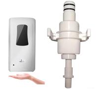 Módulo dispensador de jabón sin contacto, kit de inducción automática para espejo de baño, montaje en pared, múltiples modos, gris, 26 x 12 cm (C)