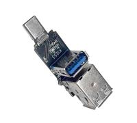 Módulo divisor USB C compacto: puertos USB 3.0 y USB 2.0 simultáneos de 5 Gbps, conectividad Plug & Play, adaptador USB C multipuerto para portátil