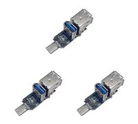 Módulo divisor USB C compacto: puertos USB 3.0 y USB 2.0 simultáneos de 5 Gbps, conectividad Plug & Play, adaptador USB C multipuerto para portátil