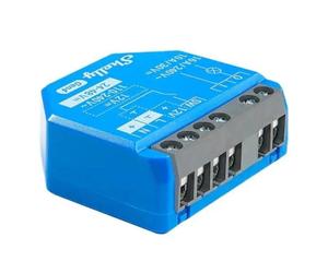 Módulo domótico Shelly 1 Gen4 Azul Wi-Fi Zigbee Bluetooth Matter 16A 240V AC Contacto Seco