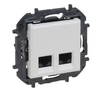 Enchufe doble 2xRJ45 cat. 5e utp-color NILOE STEP 863160B