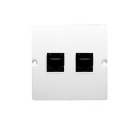 2xRJ45 Simon Basic BMF52.02/11 ordenador doble toma de corriente