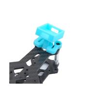 Módulo GPS M80 Pro BN220 impreso en 3D, soporte de montaje de TPU Compatible con piezas de marco de Dron de carreras FPV de 18 a 32mm(L25 W25 H9 CYAN)