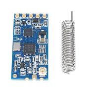 Módulo HC-12 SI4463 433MHz Puerto Serie Inalámbrico para Arduino, Transmisor y Receptor 1000m, 100mW, 9600bps, Antena Resorte, Sustituye Bluetooth