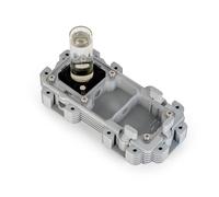 Módulo Hormiguero 2:1 con Humedad Regulable HydroX - Hormiguero Modular Antifugas, Expandible, Antivibración, Ideal para Colonias de Hormigas (Gris/Especies Grandes)
