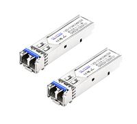 Módulo industrial de 2pcs SFP 1.25Gb/s 20km transceptor de fibra dúplex LC 1310nm DDM monomodo