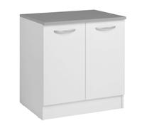 Módulo inferior cocina eko 2 puertas blanco mate 80x60 cm 80 cm